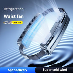 Ice Compress Belt Fan Outdoor Sports Refrigeration Little Fan - The Summer Stop