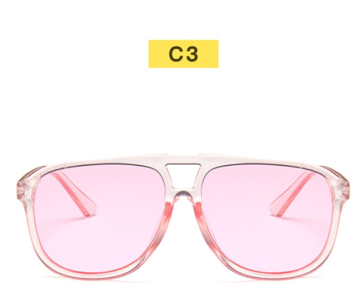 New Double Beam Big Frame Sunglasses For Men - The Summer Stop