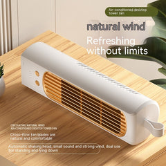 Multifunctional Household USB Tower Fan – Shaking Head, 3-Speed, Silent Breeze