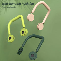 USB Portable Neck Fan Hands-Free Dual Fan 3 Gears Air Cooler - The Summer Stop