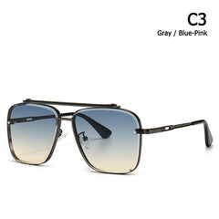 Sunglasses Glasses Modern Retro Square Frame Sunglasses Street Shot Big Frame Sunglasses - The Summer Stop