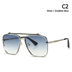 Sunglasses Glasses Modern Retro Square Frame Sunglasses Street Shot Big Frame Sunglasses - The Summer Stop