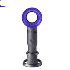 USB Mobile Phone Holder Hand-held Leafless Fan - The Summer Stop