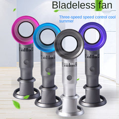 USB Mobile Phone Holder Hand-held Leafless Fan - The Summer Stop