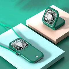 Hands-Free Neck Fan with Dual Heads | USB Rechargeable & Foldable