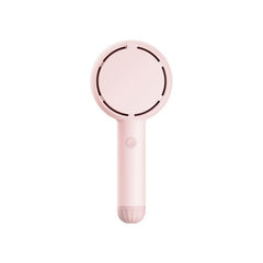 Mini Silent USB Handheld Fan with Light & Built-In Mirror