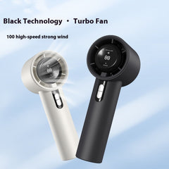 Turbine High-Speed Handheld Fan – USB Powered & Ultra Quiet