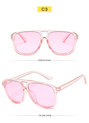 New Double Beam Big Frame Sunglasses For Men - The Summer Stop