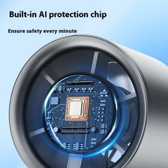 120-Speed Handheld Fan with Brushless Motor & USB Charging