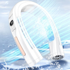 Outdoor Fashion Neck Cooler – Portable Bladeless Fan with Ice Storage