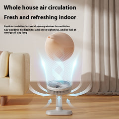 Electric Fan Household Usb Charging Shaking Head Mute Desktop Air Circulator - The Summer Stop