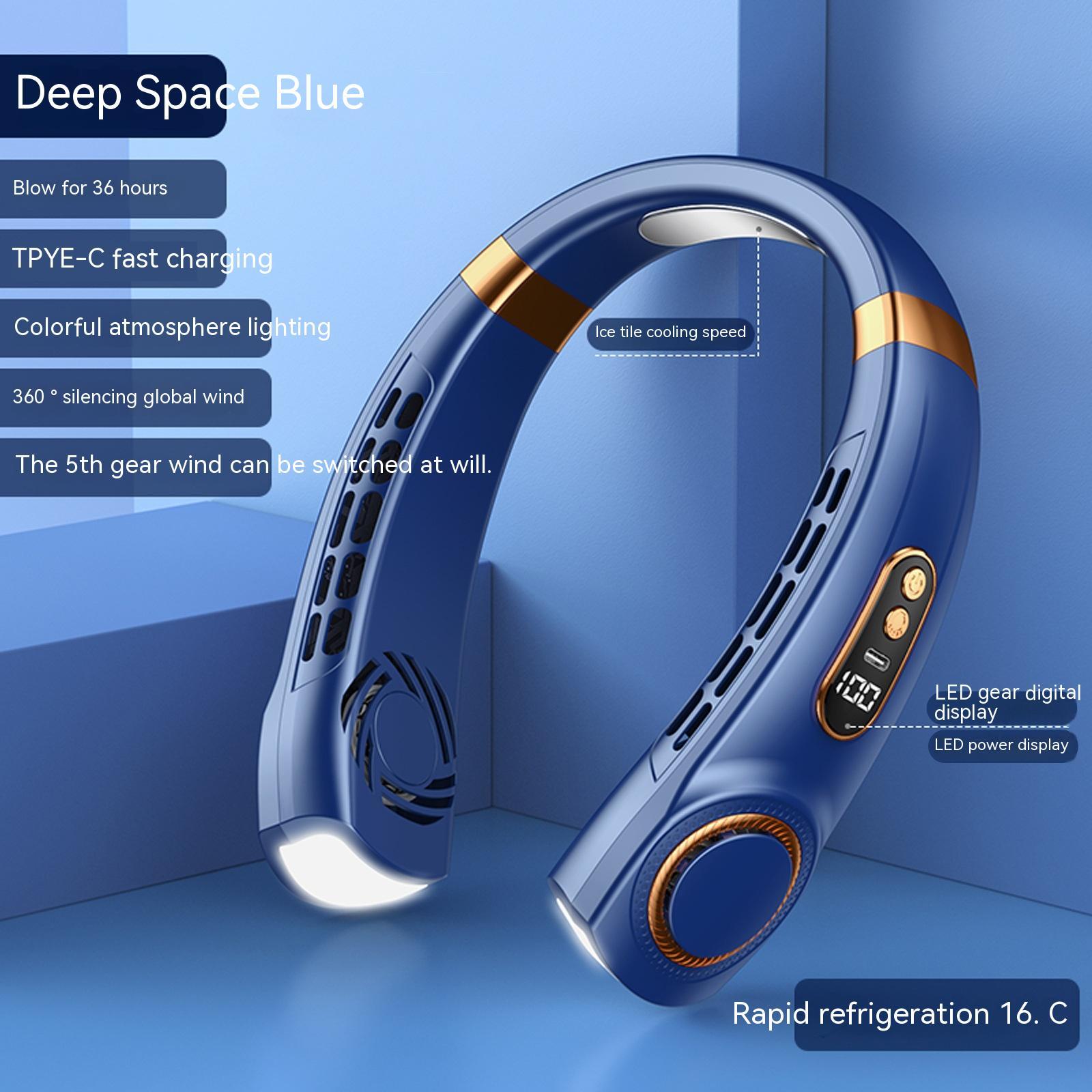 Portable Mute Multifunctional Hanging Neck Fan - The Summer Stop