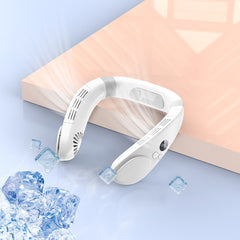 Outdoor Fashion Neck Cooler – Portable Bladeless Fan with Ice Storage