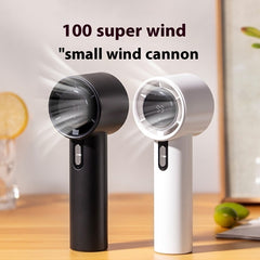 Turbine High-Speed Handheld Fan – USB Powered & Ultra Quiet