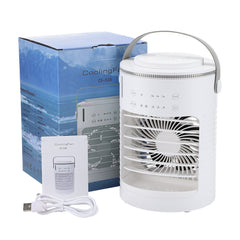 USB Desktop Air Cooler – Personal Mini Fan with 600ml Water Tank