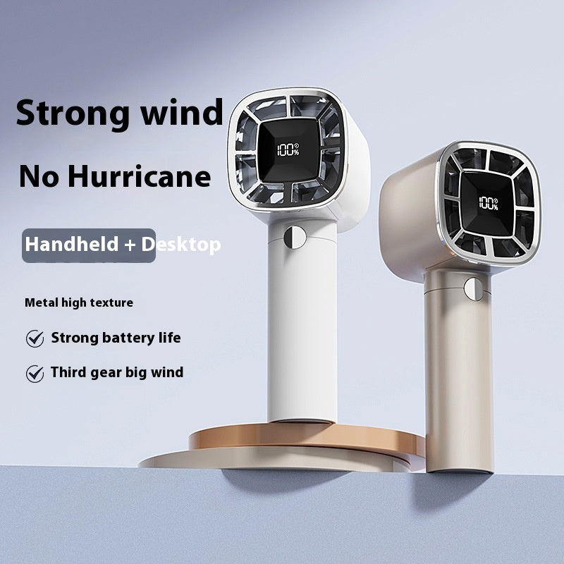 High-speed Turbine Digital Display Fan Strong Wind And Long Endurance - The Summer Stop