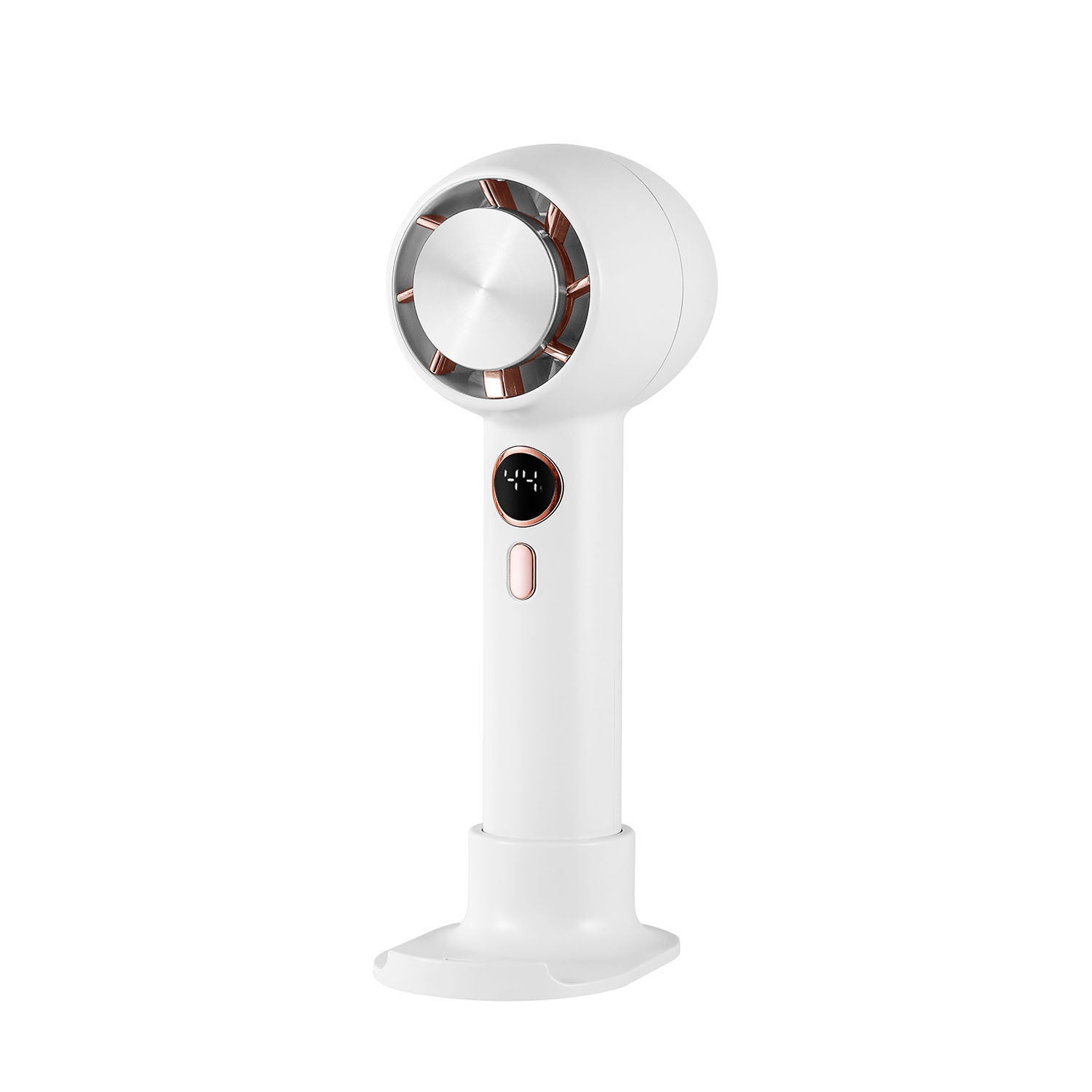 Digital Display Cooling Fan Desktop Bracket Ice Compress Small Handheld Fan - The Summer Stop
