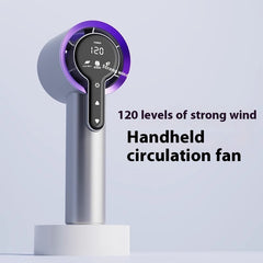 Touch-Control Portable Bladeless Handheld Fan – 4000mAh Power