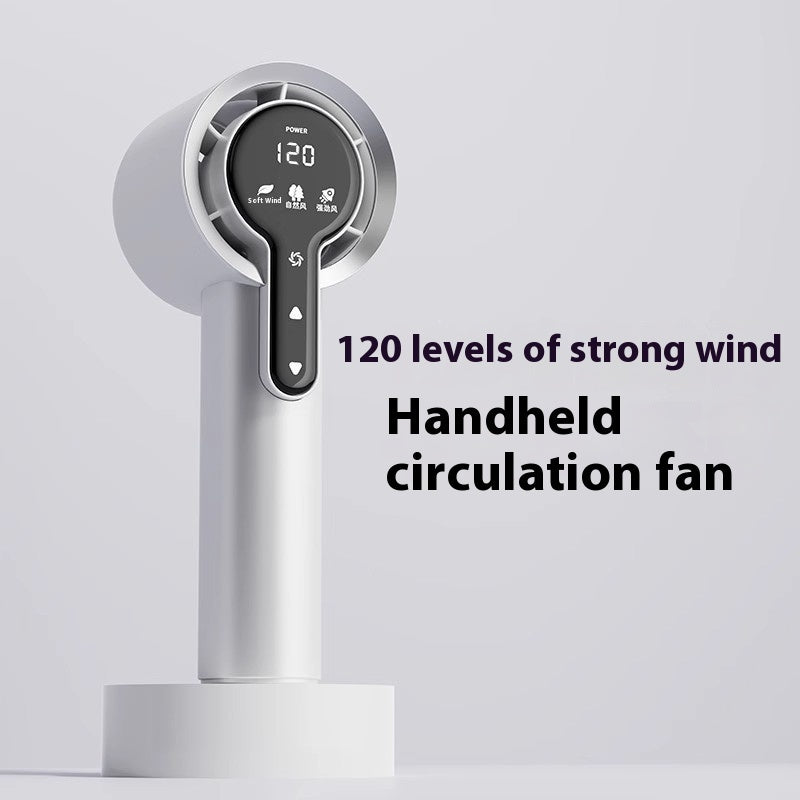 Touch-Control Portable Bladeless Handheld Fan – 4000mAh Power