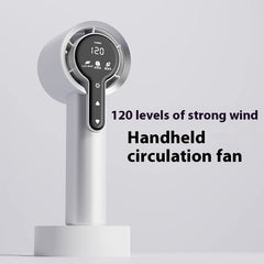 Touch-Control Portable Bladeless Handheld Fan – 4000mAh Power