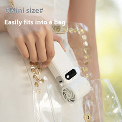 Small Hurricane Handheld Fan – 100-Speed Smart Display Turbo Cooling