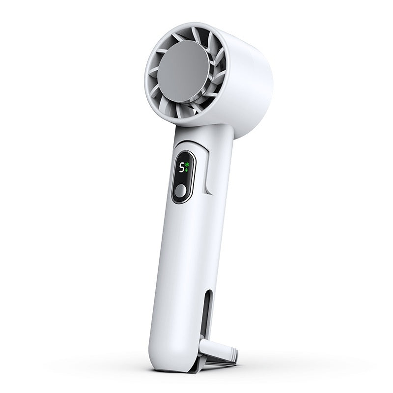 Foldable Handheld Fan with Refrigeration – 5-Speed Cooling On the Go