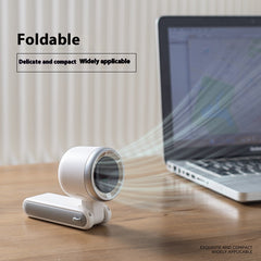 Desktop Folding Fan – Portable, Quiet & Rechargeable for Outdoor Use