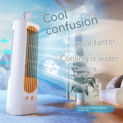 Multifunctional Household USB Tower Fan – Shaking Head, 3-Speed, Silent Breeze
