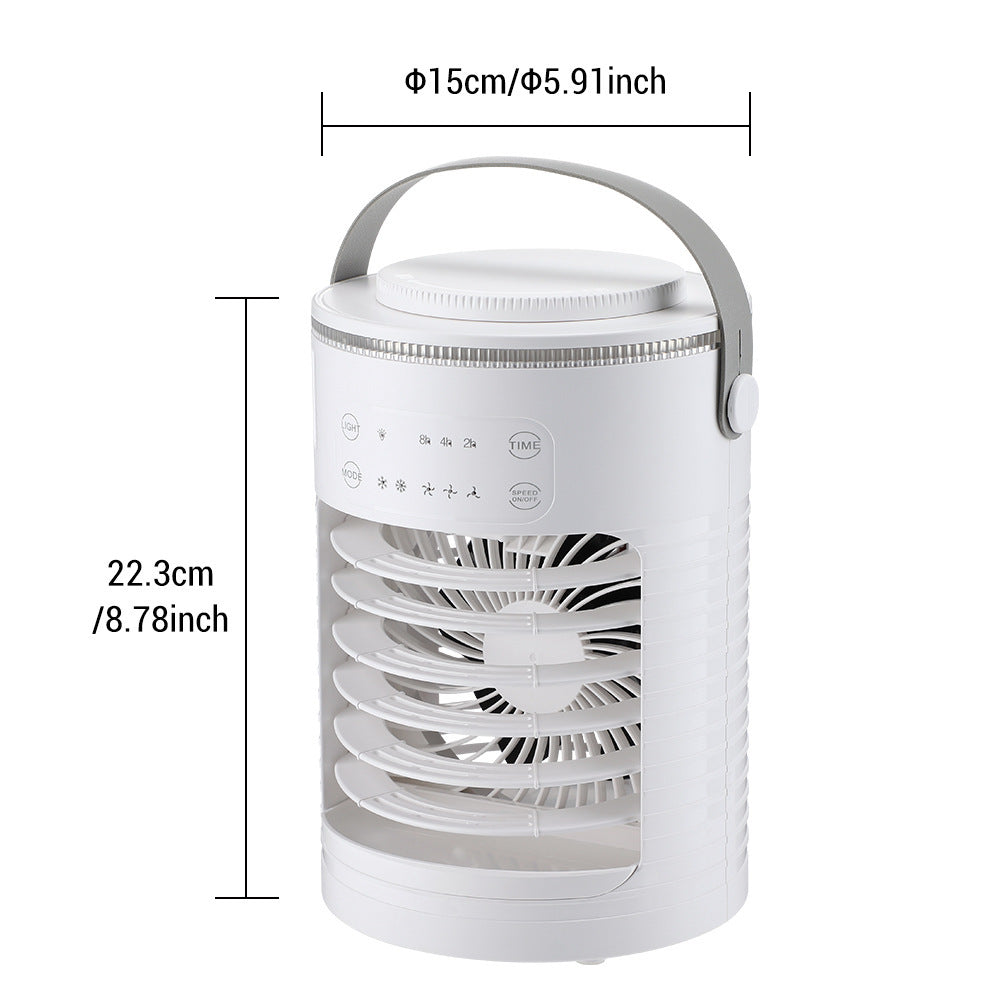 USB Desktop Air Cooler – Personal Mini Fan with 600ml Water Tank