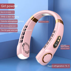 Portable Mute Multifunctional Hanging Neck Fan - The Summer Stop