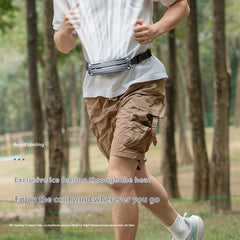 Ice Compress Belt Fan Outdoor Sports Refrigeration Little Fan - The Summer Stop