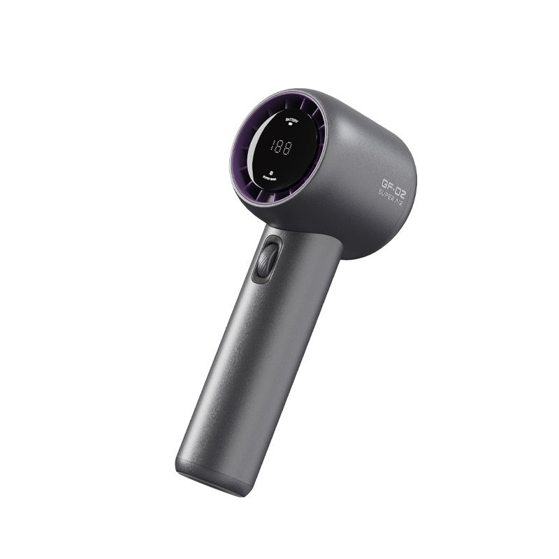 High-Speed Mini Turbo Handheld Fan – Rechargeable & Portable