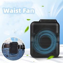 Usb Charging Waist Fan Hanging Neck Fan Outdoor Mini - The Summer Stop