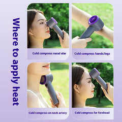 Portable Turbo Fan – 100-Speed Handheld Cooling Fan with 3000mAh Battery