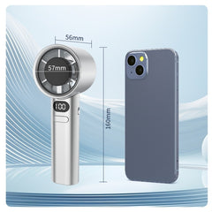 120-Speed Handheld Fan with Brushless Motor & USB Charging