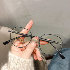 Metal Plain Myopic Face Without Makeup Glasses Acetate Frames Frame - The Summer Stop