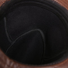 Men's And Women's Cowhide Hats With Big Eaves On The Street - The Summer Stop