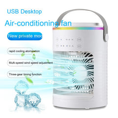 USB Desktop Air Cooler – Personal Mini Fan with 600ml Water Tank