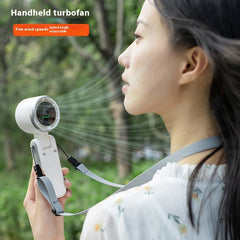 Desktop Folding Fan – Portable, Quiet & Rechargeable for Outdoor Use