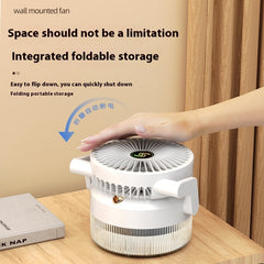 Cooling Desktop Fan USB Charging Humidifying Ice Mist Fan - The Summer Stop