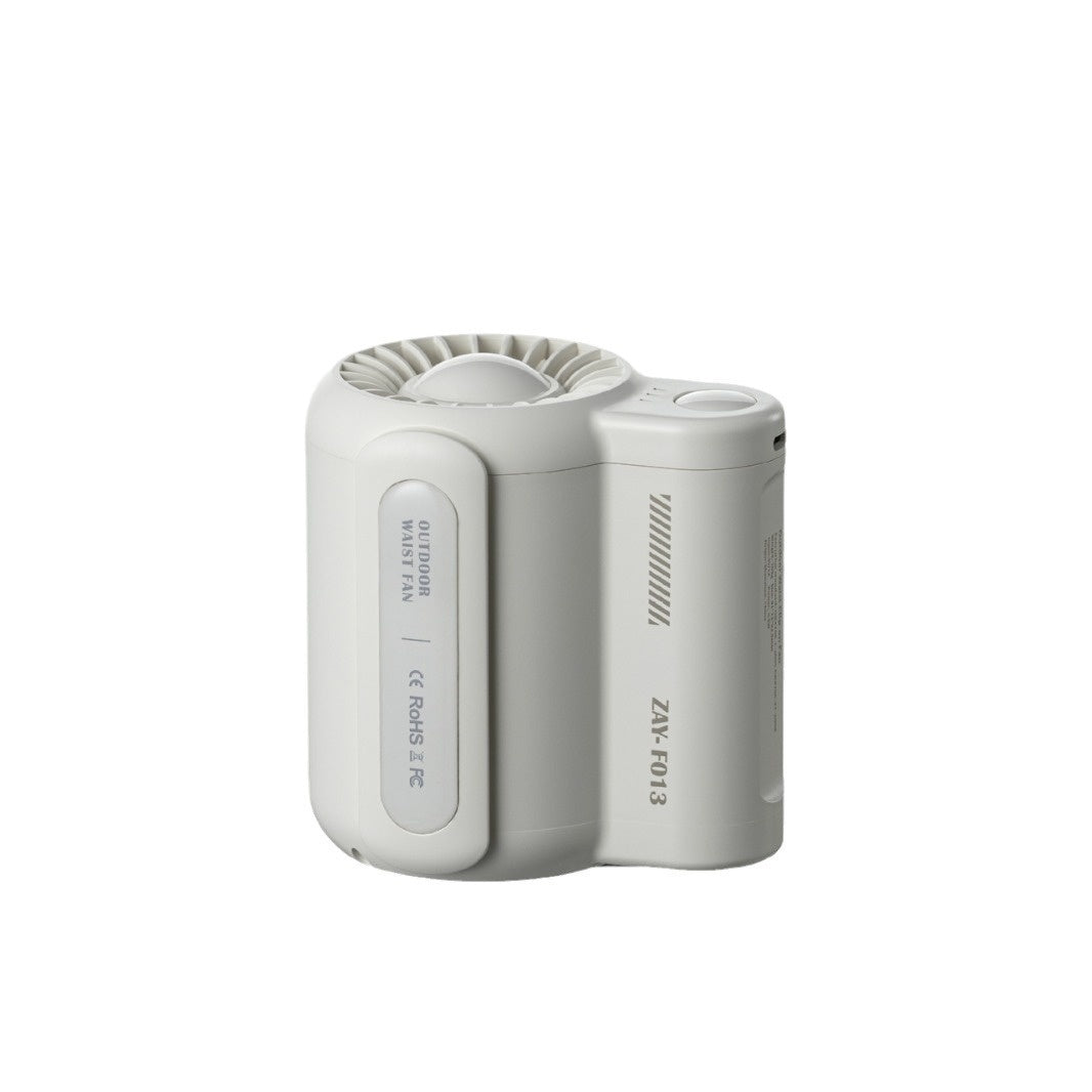 Portable USB Waist & Neck Fan – Hands-Free, High Power, 3-Speed Cooling for Work & Outdoor Sports